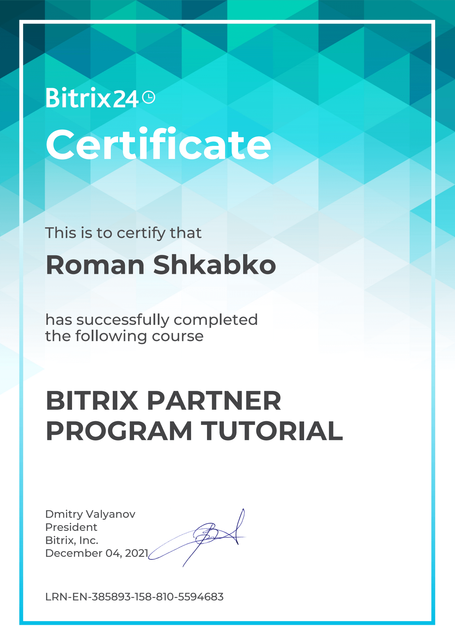Bitrix24 Developer